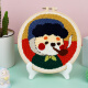 Shantoulin Village Hand de bricolaje para niños Hilo Poke Material de bordado Pack Bordado ruso Poke bordado de la escuela Class de mano Regalo de autoeboideo Little Red Riding Caper