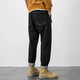 Jeanswest (Jeanswest) jeans men's spring and summer loose straight stretch cone-shaped large size Harun casual black trousers men's black 42 220-240jin [Jin is equal to 0.5 kg]