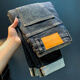 Lee Bradbury Jeans para hombres bordados de alta gama 2025 Pequeños pantalones de pie recto de otoño Xinjiang Pantalones de pies contagados de algodón Blue QBL6216 32 Adecuado para 137-148Jin [Jin equivale a 0.5 kg]