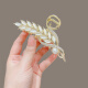Kamalen Wheat Wheat Centilada para la oreja de Wheat New 2025 Tocado del cabello para mujeres Clips de gama alta para la novia Cumpleaños 520520 Regalos para orejas de trigo perlas Grandes clips para oro