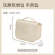 JEKO&JEKO toiletry storage bag for men and women traveling on business, portable large-capacity storage bag, waterproof dry and wet separation cosmetic bag, beige