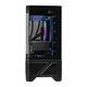 VALKYRIE VK03-M BLACK black M-ATX gaming computer desktop case supports 360° water cooling 6.2-inch touch screen curved glass 270 sea view room