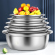 Jirui 304 stainless steel basin 40cm and wash basin multi-purpose basin cooking bowl induction cooker available JR3141