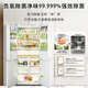 
Toshiba (TOSHIBA) White Pearl 549 dual system 60cm ultra-thin zero embedded national subsidy cross double opening four-door automatic ice-making refrigerator non-big white pear GR-RF549WI-PM165