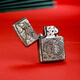 ZIPPO【苗寨银匠】防风打火机银箔鱼化龙错金银镶嵌国潮收藏送礼男 均码 银箔鱼化龙(DY9902JY)