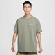 
NIKE Nike Short Sleeve T-shirt Men's Summer New Sportswear Trendy Printed Round Neck Half Sleeve Shirt Casual Top HF6172-053 Gray S