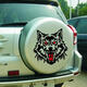 
He Jiagong wolf head stickers, personalized reflective decorative decorative decorative scratch stickers, body modification stickers, flame leopard head R829