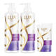LUX Hyaluronic Acid Hydrogenic Silky Soft Shampoo 500gx2+200g Dry and Frizzy Collagen Remaining Fragrance