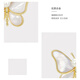 Bai Qixin butterfly brooch female niche design insect tassel literary spring and summer birthday gift simple and versatile accessories brooch white butterfly