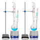 Säure-Base-Titration Destillationsinstrument Gerät Vorrichtung Schwefeldioxidreste Bestimmungsvorrichtung in Lebensmittelglas Stickstofffüllung Destiller 1000 ml Pharmakopoeia Methode Detektor GB5009. Typ B (Split -Typ): Vollständiger Satz von Glas Teilen 1 Set
