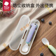 babycare children's mud scraping spoon baby tableware fruit mud spoon baby mud scraping tools children's tableware supplementary food spoon