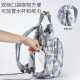 Okoz Mummy Bag Backpack Multifunctional Large Capacity Portable Going Out Mom Bag Mother and Baby Bag Out Back Milk Bag Morning Mist Camouflage