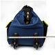 FASITE Trolley Tool Bag Large Canvas Multifunctional Repair Thickened Wear-Resistant Large Capacity Roller Portable Trolley Bag Blue