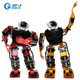 Smart JIA (ZNJ) Smart Jia Minirobot Doppel-Fuß-Tanzroboter Smart Robot Performance Roboter Roboter MF-17st Roboter (3 Sets Kombination)