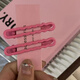 [Cute duckbill clip] Candy color metal hollow hair clip wavy hair breaking side bangs duckbill hair salon tool 10 - Multi-color random hair