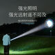 昙蓓漫夜钓头灯超长续航钓鱼感应户外帽夹灯强光超亮头戴式充电防水 六 标准【高亮3879K-待371H】COB泛光