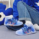 Slayer de demonios conjuntos: Zapatos periféricos para hombres de anime de cuchilla 2024 Spring and Autumn Iinosuke pareja zapatos deportivos Huili Ganyu Shop de mesa baja (azul rosa) Z2694D 36