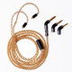 Cable de actualización de auriculares con plataforma de oro esterlina Yongse Sterling Adecuado para Shure 846 2.5/4.4 Balance 0.78 Sony Xielantummcx Senhaiie300/900 AKGN5005 AKG N5005/N30/N40 3.5 Stereo+2