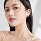 Zhou Sai Fu burst of flashing sugar cube gold earrings earrings for girls’ birthday gifts A0913173 one pair about 2.11g