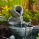 Quanyun Rockery Wasserfall zirkulierende Wasserlandschaft Yuchi Villa Courtyard Garden Terrasse Balkon Outdoor Landschaft Dekoration Ornamente [Radius 148155 cm hoch] -9039+5010