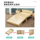 Aishun Home Alle massiven Holzklapper -Singles Home Lunchbett Mietbett Economy Keine Installation verdickter erwachsener Nickerchenbett [Keine Installation] Massives Holzklappbett 120 breit