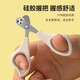 Huiyimu (huiyimu) cat nail scissors, special nail clippers for pet cats, rabbit nail clippers, novice paw scissors, nail scissors for cats, upgraded round hole scissors - red and white