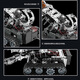 Children's building blocks toys assembled and plugged military model tank boys June 1st Children's Day gift high difficulty handmade remote control battlefield scorpion metal assembly mechanical alloy