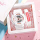 
Park Ri watch student junior high school female ins style internet celebrity simple electronic watch Harajuku sports fresh 918 transparent purple 692-43 watch + battery