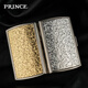Príncipe japonés Príncipe cigarrillo para cigarrillos gruesos con tangcao de alta gama Tangcao Incienso tallado tallado anti-presión y clips de cigarrillos a prueba de humedad de almacenamiento 12 piezas YHC12101 Tangcao plateado de una sola cara 12 piezas gruesas cigarrillos gruesos