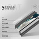 Pi Feng's bedroom bedside decorative painting 2025 new style master bedroom bedside background wall mural hanging painting modern simple wall painting swan Pi Feng 831 160*45cm 12mm crystal film single pairing black edge