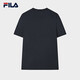 
FILA Fila official short-sleeved T-shirt men's 2025 summer fashion cotton round neck breathable men's sports t-shirt knitted sweater