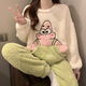 Nanbowan coral velvet pajamas for women in winter 2023 new plush thickened cartoon Paca dog flannel big child 13-year-old girl ABL12401 Paca dog velvet style M women (height 150158 weight 6895 Jin [Jin equals 0.5 kg])