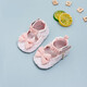 Gardenia Summer Baby Stufen vor den Tremen des Babys, Säuglings Sommerbaby Weiches Einzelkind-Prinzessin, die keine Schuhe zu verlieren 6 Monate fertige Schuhe, Socken und Stoffschuhe, leichte mundmännische Style-Style-Hohlhöhle bestickte Prinzessinschuhe (Trage im Frühjahr und Sommer, keine Absätze, die innere Länge sind etwa 11 cm geeignet (geeignet für 2 bis 7 Monate))