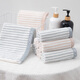 Grace pure cotton 7A grade antibacterial anti-mites 4-piece soft and comfortable small towel striped sweat towel
