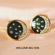 WILLIAM MILTON【星月】水晶袖扣轻奢风男绅士高端袖口钉生日礼盒 星月夜