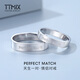 TTMIX couple rings pt950 platinum ring for men and women, female model, a natural pair of platinum proposal and wedding rings, single 11# 5.3-5.5g