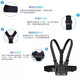 Fun appliance suitable for DJI OsmoPocket3 action camera accessories frame headband chest strap backpack clip selfie stick tripod outdoor riding perspective fixed shooting set Pocket3 threaded handle protective cover to protect the camera