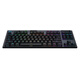Logitech (G)G913/G913TKL Wireless Bluetooth Wired Three-Mode Mechanical Keyboard Short Axle 87-key Compact Design No Number Keyboard Full keyboard Design Thin and Light Aluminum Alloy G913TKL [Three-Mode-87-key Tea Roller]