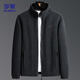 ROMON jacket men's autumn business casual large size warm fleece soft polar fleece jacket men CS88 dark blue XL