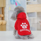 Zigman baby dog ​​clothes, autumn and winter warm baby cat clothes, kitten clothes, puppy clothes, Chihuahua clothes, gray XL size [recommended about 8-12 Jin [Jin equals 0.5 kg]]*