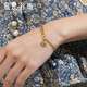 
Hangmin Jewelry Gold Bracelet Foot Gold 999 Retro Queen Coin Bracelet XYA1289 Working fee 120 yuan/piece 5.98g 162cm