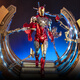 HOT TOYS钢铁侠MK6 2.0合金人偶连拆甲台单套装 MMS687D52钢铁侠MARK6 2.0