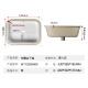 Dongpeng (DONGPENG) basin basin under the counter basin embedded ceramic anti-fouling wash basin bathroom balcony wash basin basin set 530*385*185mm under the counter basin (set)