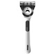 Gillette Aurora Knife Manual Razor 5 couches importées Blade pour raser pour hommes 1 couteau à couteau 1 tête de couteau + support mural