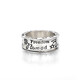 IDEAGEMER925 silver graffiti ring men's cool personality retro style niche creative fashion versatile handsome boy ring graffiti ring Hong Kong No. 19