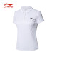 Li Ning short-sleeved POLO shirt women's new training series quick-drying cool top