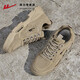 
Huili men's shoes labor protection shoes spring and summer new Martin boots travel outdoor mountaineering sports casual workwear shoes men 1238-Khaki 40