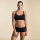 Decathlon swimsuit women's slim bikini hot spring black top XS80-90Jin [Jin equals 0.5 kg] 2379598