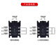 10A三相固态继电器25A 40A 100A电加热电机直流控交流12VDC380VAC SSR-3D4840A套装 适用加热1 电加热用