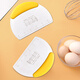 Baiji stainless steel noodle knife scraper non-stick scraper with scale flour household cake steamed bread baking tools